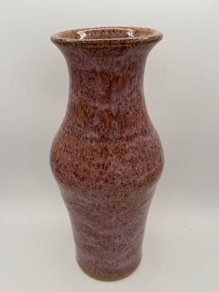 Large purple streaked vase