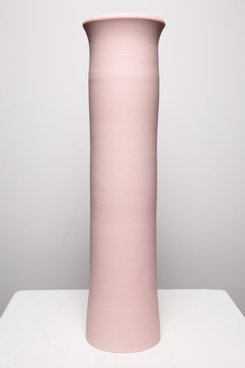 Matte Pink Wide Mouthed Majorelle Vase 232