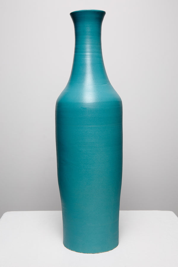 Long Neck Turquoise Majorelle Vase 233